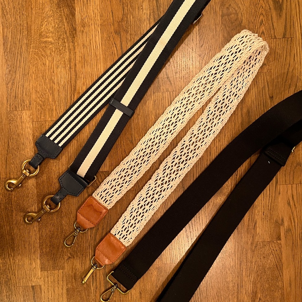 Madewell crossbody bag straps. Three.